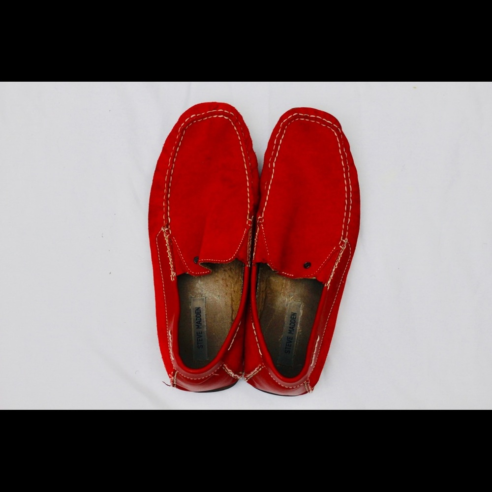 Steven Madden Red Loaders